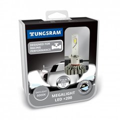 LED автолампы Tungsram Megalight LED +200 12V H1 24W 6000K