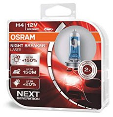 Автолампы Osram 64193NL H4 Night Breaker Laser NG +150% 60/55W 12V P43T HardDuopet
