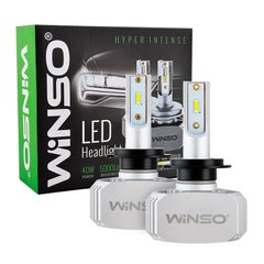 LED автолампы Winso LED H7 12/24V 40Вт 5000Лм 6000K PX26d CSP Chip