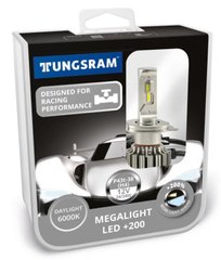 Світлодіодні автолампи Tungsram Megalight LED H4 6000K P43t-38 60430 PB2