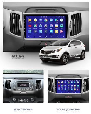 Штатная магнитола Teyes CC3 2K 4+32 Gb Kia Sportage 3 SL 2010-2016 (B) 9"