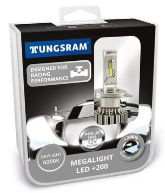 Tungsram Megalight LED H4 6000K P43t-38 60430 PB2