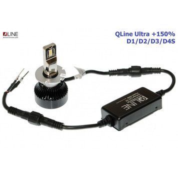 Светодиодные автолампы QLine Ultra +150% D1/D2/D3/D4S 6000K 49W