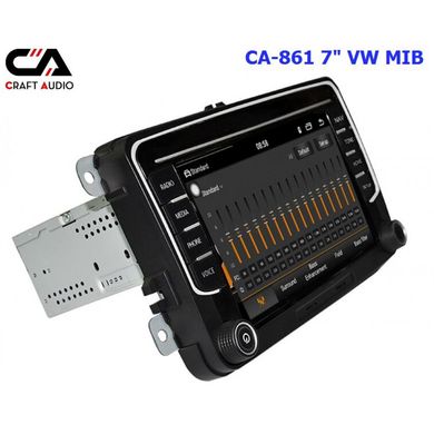Штатная магнитола CraftAudio CA-861 7" VW MIB4
