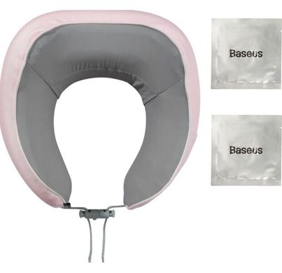 Подушка-підголовник Baseus Thermal Series Memory Foam Pink
