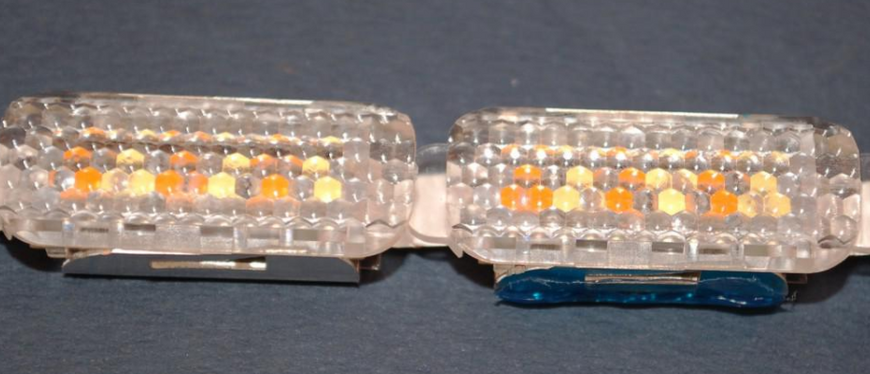 Світлодіодна (LED) стрічка Baxster Running Crystall Жовтий-Білий 16 сегментів v4