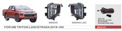 Фары противотуманные Dlaa MB-9049-LED Mitsubishi Triton/L200/Pajero Sport 2018-