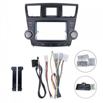 Комплект рамка+проводка QIV QBR-K 0497-42A Toyota Highlander 2 XU40 2008-2013 Kluger 2008-2014 (K3) 9