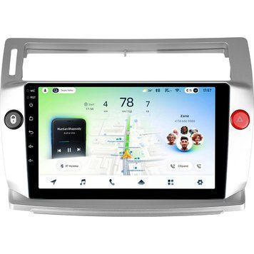 Штатна магнітола Teyes CC4L 4+64 Gb Citroen C4 LA LC C-Triomphe C-Quatre 2004-2014 9"
