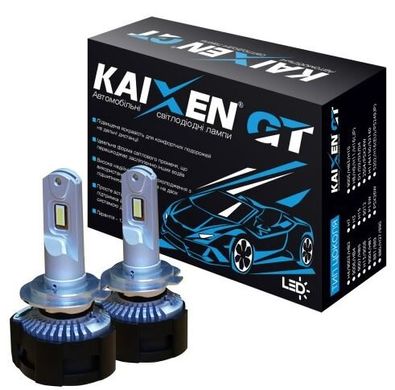 Світлодіодні автолампи Kaixen GT H7 6000K 50W