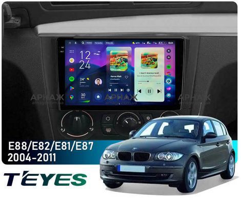 Штатна магнітола Teyes CC4 2K 8+128 Gb BMW 1 E88 E82 E81 E87 2004-2011 (F1) 9" 2k (L2)