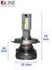 LED автолампи QLine DualVision 65W H4 24V 6000K