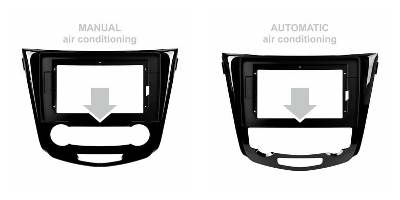 Штатна магнітола Teyes CC3 2K 6+128 Gb 360&deg; Nissan X-Trail X Trail 3 T32 2013-2017-Automatic air conditioning (C) 10"