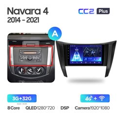Штатна магнітола Teyes CC2 Plus 3GB+32GB 4G+WiFi Nissan Navara 4 D23 (2014-2021)