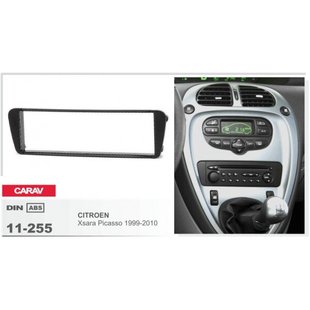 Рамка перехідна Carav 11-255 Citroen Xsara Picasso (99-10) 1DIN