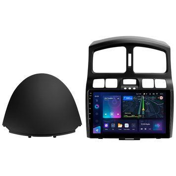 Штатна магнітола Teyes CC3L 4+64 Gb Hyundai Santa Fe SM 2000-2012 For JAC S1 (Rein) 1 2007-2013 9"