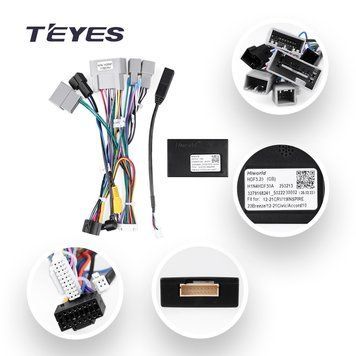 Teyes Проводка під Honda CRV CR-V 5 RT RW 2017-2022 cable and canbus