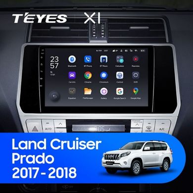 Штатна магнітола Teyes X1 2+32Gb Toyota Land Cruiser Prado 150 2017-2018 10"