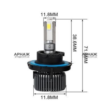 LED лампы Carlamp Ultra Vision H13 UVH13 9400 Lm 6000 K