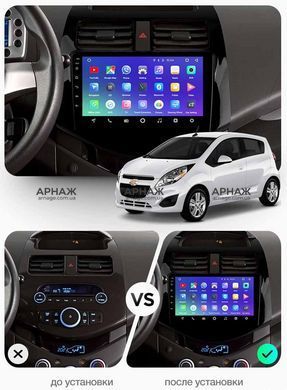 Штатная магнитола Teyes CC3 2K 6+128 Gb 360&deg; Chevrolet Spark M300 2009 - 2016 9"