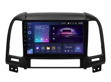 Штатная магнитола Teyes CC3 2K 6+128 Gb Hyundai Santa Fe 2 2006-2012 9"