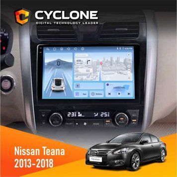 Штатна магнітола CYCLONE Nissan Teana 2013-2018 C10-012 4/64 DSP 4G