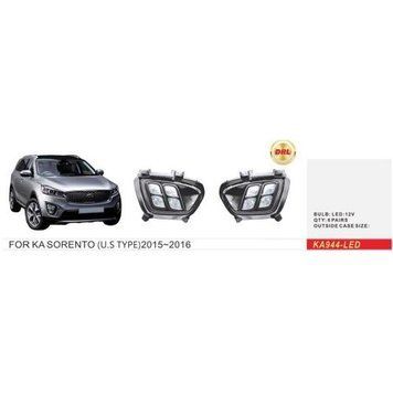 Протитуманні фари Dlaa KA-944-LED-WO KIA Sorento 2016-18