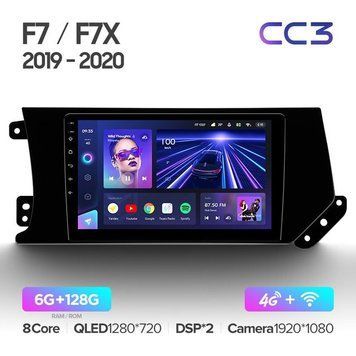 Штатная магнитола Teyes CC3 6+128 Gb GREAT WALL Hover Haval F7 F7X 2019-2020 9"