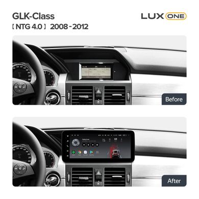 Штатная магнитола Teyes LUX ONE 6+128 Gb Mercedes Benz GLK-Class X204 NTG 4.0 2008-2012
