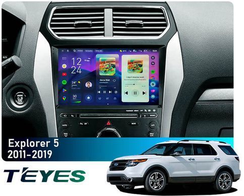 Штатная магнитола Teyes CC4 2K 6+64 Gb Ford Explorer 5 2011 - 2019 (A) 10" (L3)