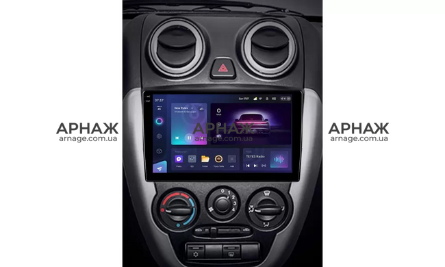 Штатна магнітола Teyes CC3 2K 4+64 Gb LADA Granta Sport (1 Din) 2011-2018 B 9" 1din
