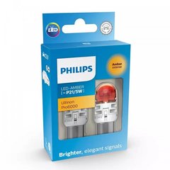 LED автолампи Philips 11499AU60X2 P21/5W LED Ultinon Pro6000 SI 12V BAY15d amber