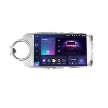 Штатная магнитола Teyes CC3 2K 4+32 Gb Toyota Yaris Vios 2012-2017 Silver 9"
