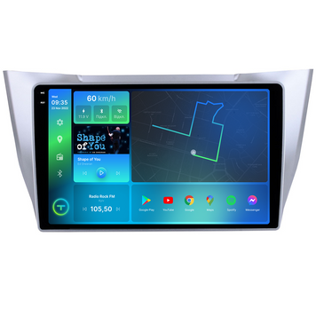 Штатна магнітола Torssen Lexus RX 03-09.Toyota Harrier Grey CAN BUS FL10 4+64Gb 4G Carplay DSP