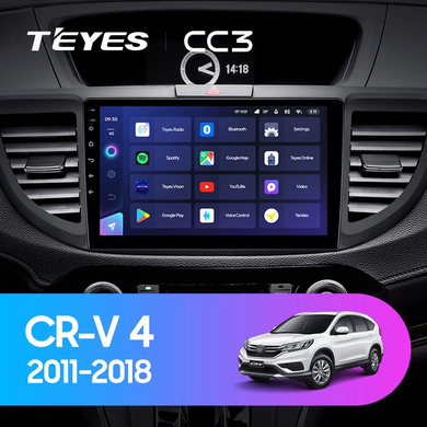 Штатная магнитола Teyes CC3 4+64 Gb Honda CR-V CRV 4 RM RE (9 inch) 2011-2018 (B) 9"
