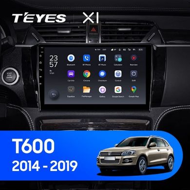 Штатная магнитола Teyes X1 2+32Gb Wi-Fi Zotye T600 2014-2019 10"