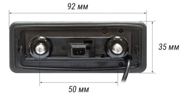 Камера заднього виду Incar VDC-084 Skoda Fabia II (2007-2014). Octavia A5 (2004-2013). Roomster (2006-2015). SuperB
