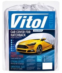 Тент автомобильный Vitol HC11106 3XL Hatchback серый