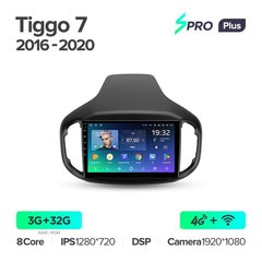 Штатная магнитола Teyes sPRO Plus 3GB+32GB 4G+WiFi Chery Tiggo 7 (2016-2020)