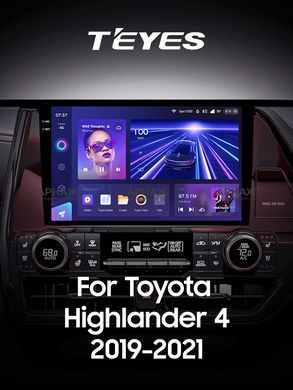 Штатная магнитола Teyes CC3 2K 4+32 Gb Toyota Highlander 4 XU70 2019-2021 9"
