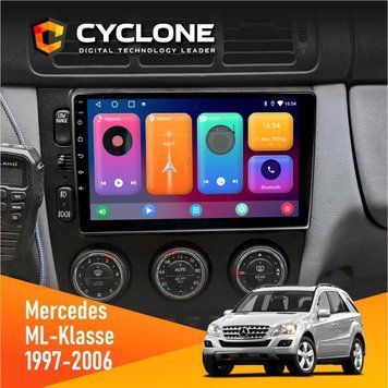 Штатная магнитола CYCLONE Mercedes-Benz ML-Class (W163) 1997-2006 C9 CPL 2/32