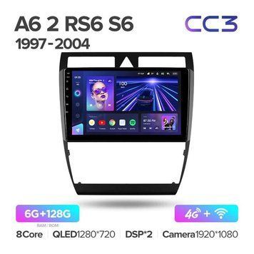 Штатна магнітола Teyes CC3 6GB+128GB 4G+WiFi Audi A6 (1997-2004)