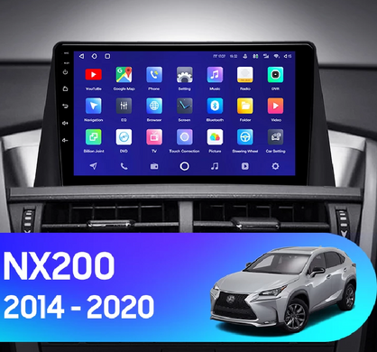 Штатная магнитола Teyes CC3 4+64 Gb Lexus NX200 Z10 NX 200 (0Din)2014-2020 9"