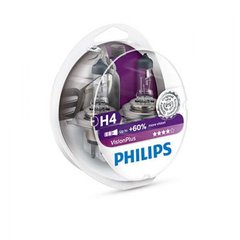 Автолампа Philips 12342VPS2 H4 60/55W 12V P43t VisionPlus +60%