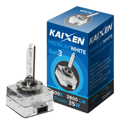 Ксенонова лампа Kaixen D1S 5500K PREMIUM WHITE GEN: 3