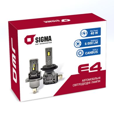 LED автолампи Sigma E4 H4 H/L