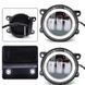 Led протитуманки StarLight SB-350+DRL D=90мм біле світло (Renault. Citroen. Ford. Mitsubishi. Opel. Peugeot. Subaru)