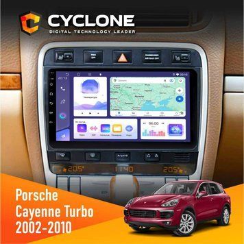 Штатная магнитола CYCLONE Porsche Cayenne Turbo 2002-2010 C9-011 4/64. DSP