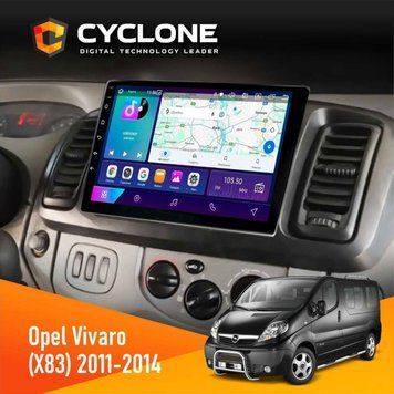 Штатна магнітола CYCLONE Opel Vivaro 2011-2015 C10-002 2/32. 4G. 2k