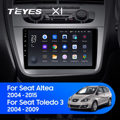 Штатна магнітола Teyes X1 2Gb+32Gb Seat Altea 5P (2004-2015), Toledo 5P III 3 (2004-2009)